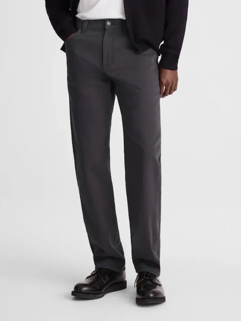 Madewell The Allday 1991 Straight-Leg Pant in Warm Charcoal SZ 31 New $138 NW539